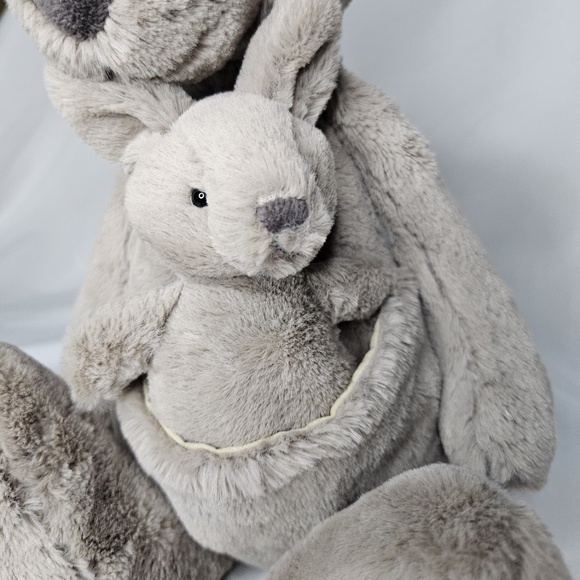 Jellycat Retired Kara Kangaroo Baby Joey Plush Stuffed Animal Approx. 10" - Picture 4 of 16